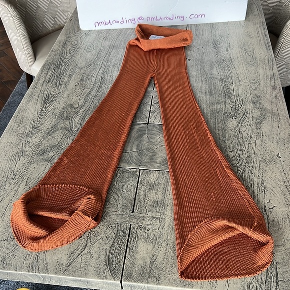 Calle Del Mar Aza Ziegler made with good vibes in USA knot flare bottom pants - Picture 2 of 16